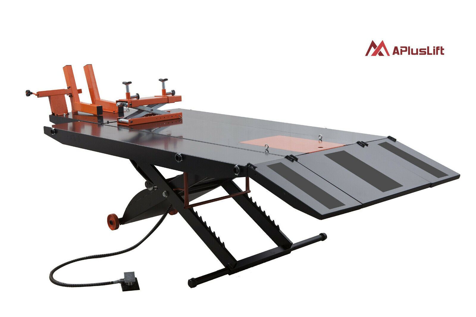 APlusLift Motorcycle ATV 1500LB Air Operated Lift Table 48" Wide (MT1500X)