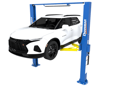 DANNMAR D2-10C 10,000-lbs. Capacity Two-Post Lift / Includes Stackable Pads and Adapters